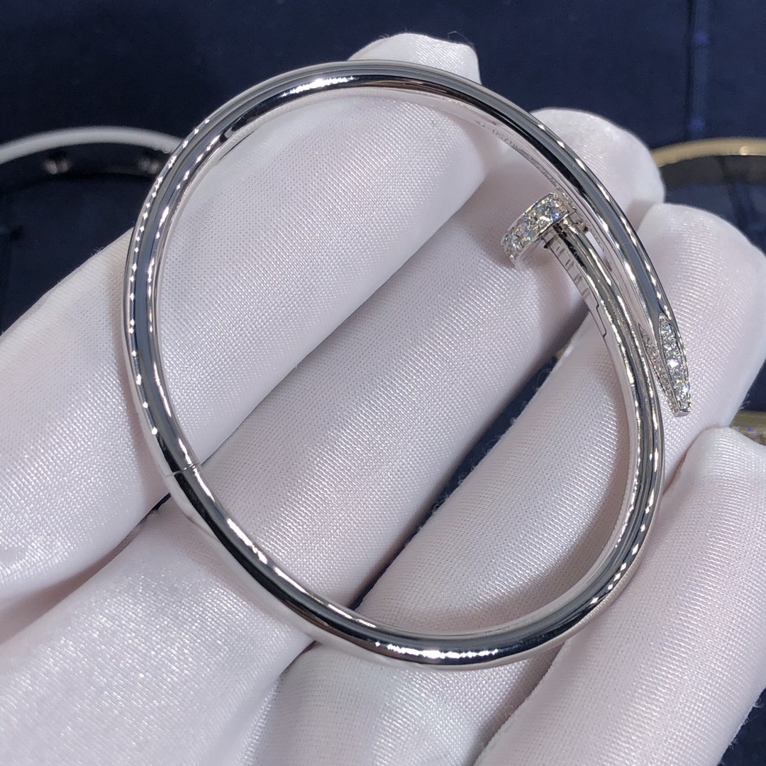 Elegant Car Tier 18k GoldJuste Un Clou Bracelet Natural Diamonds Real Gold Real Diamonds