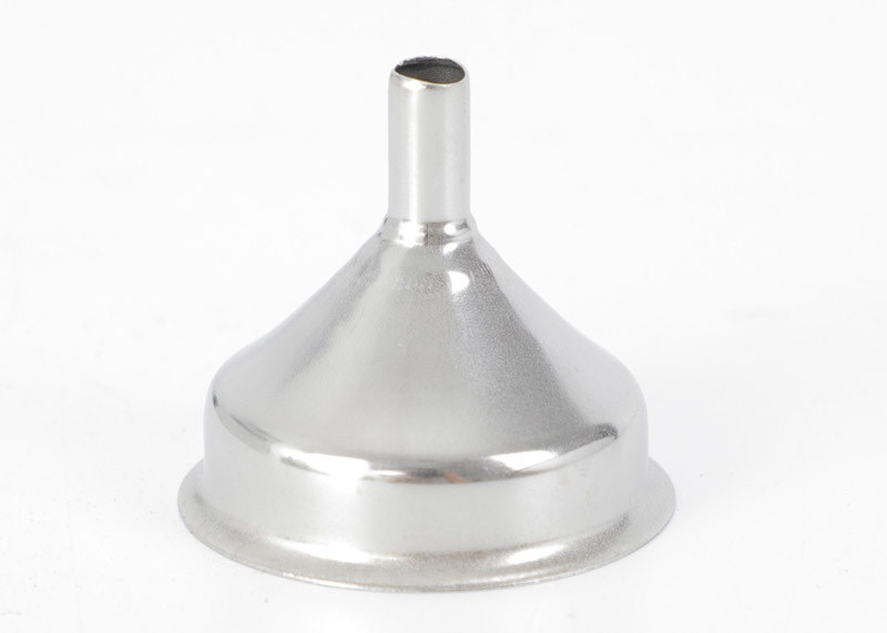 Long Mouth 5mm Stainless Steel Hip Flask Funnel / Whiskey Flask Funnel