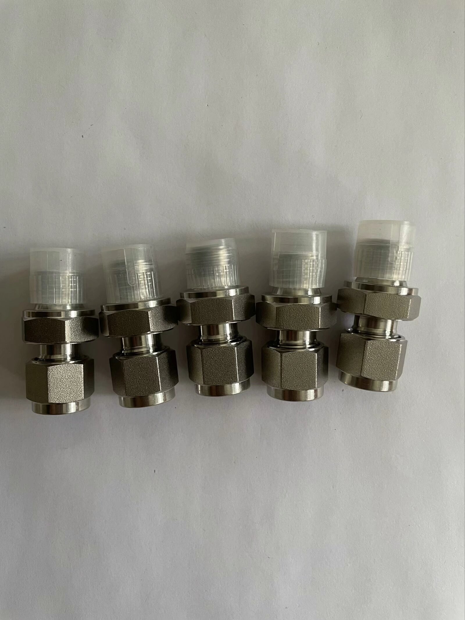 Excellent Durability Double Ferrule Compression Tube Fittings for Equal Pipe Lines Connect in 304/316 Stainless Steel