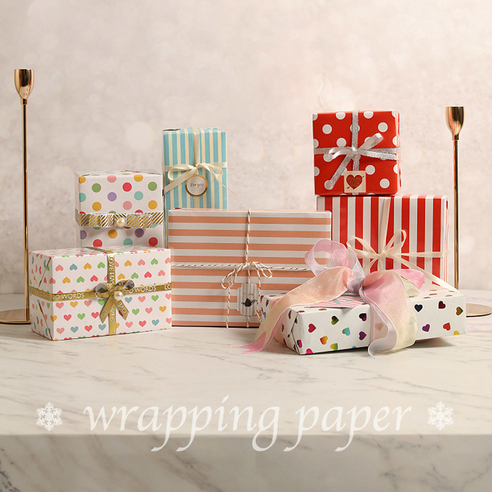 Clothing Shoe 17g Printed Gift Wrapping Paper Virgin Wood Pulp