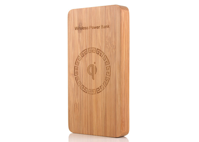 Bamboo Appearance Square Portable Charger With DC 5v/2a Input Current