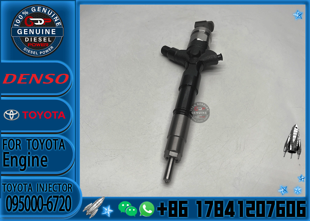 1VD-FTV 095000-6720 Common Rail Diesel Injector 095000-7180 095000-8050 095000-8060 095000-9700 for Toyota