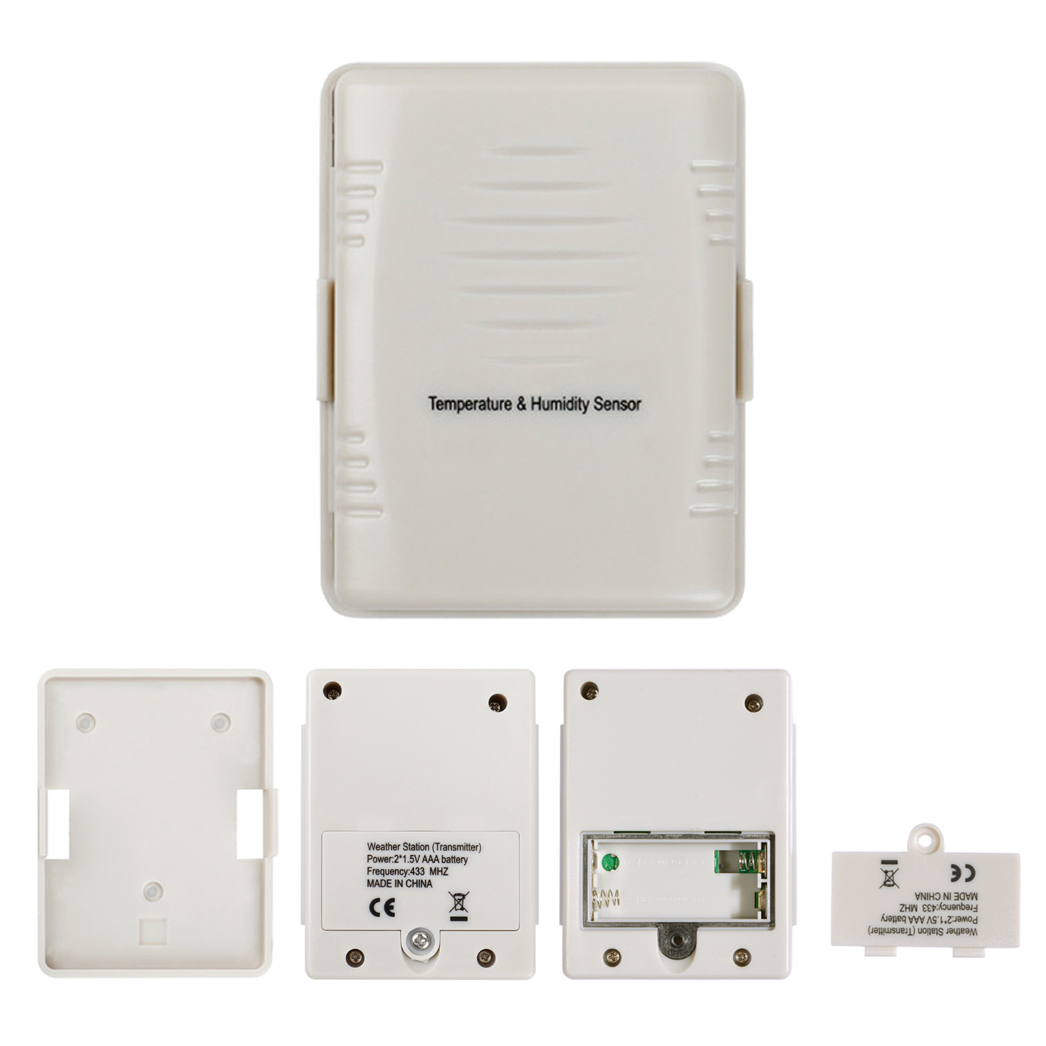 Home Wireless Temperature And Humidity Meter With Clock And Weather Forecast Function