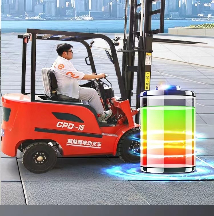 2 Ton Electric Forklift with Solid Tires and AC Controller for Versatile Applications