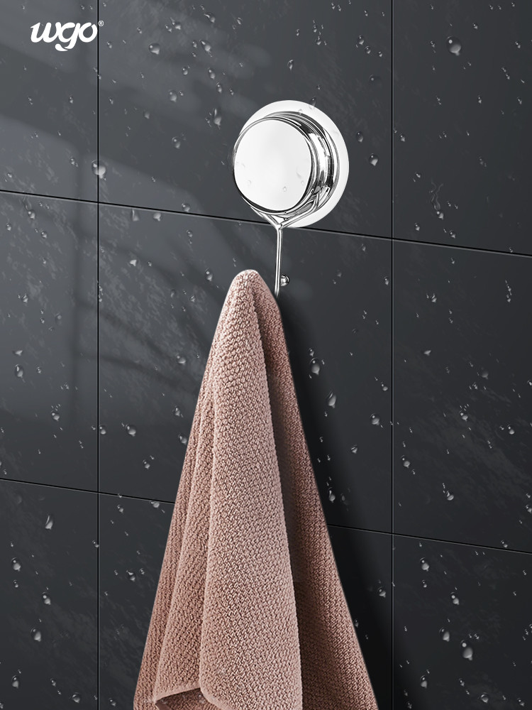 Heavy Duty Minimalist Decorative Coat Hooks Vacuum Suction Glass Hook