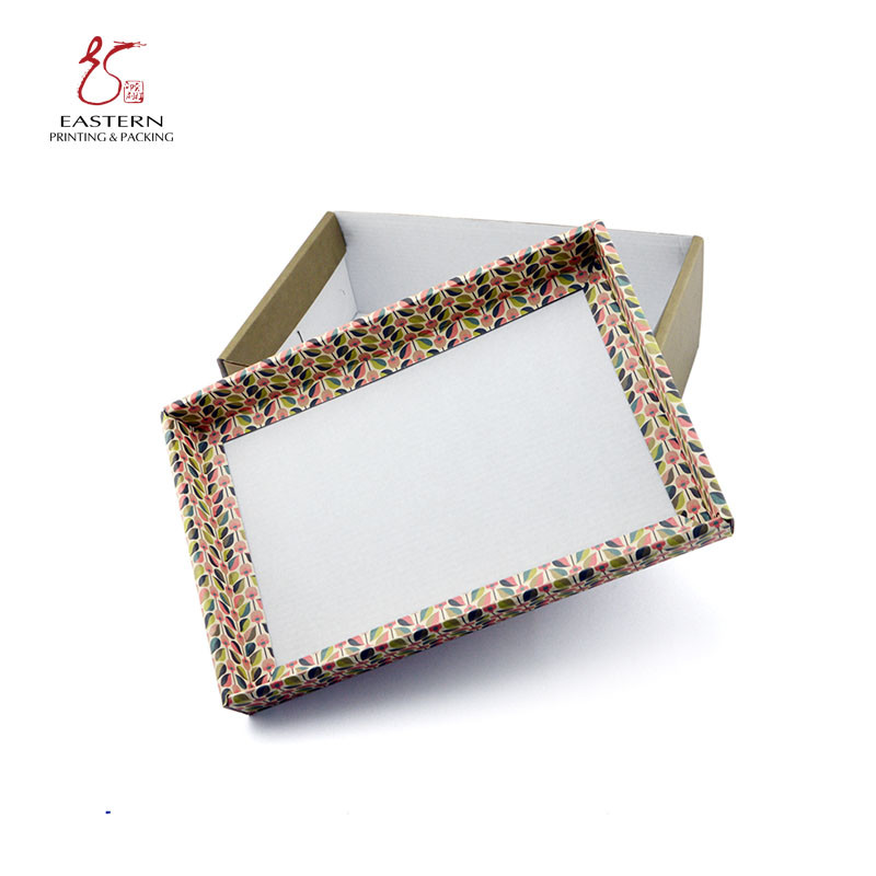 CMYK/Full Color Corrugated Shoe Box Eco-friendly Shoe Packaging for Products
