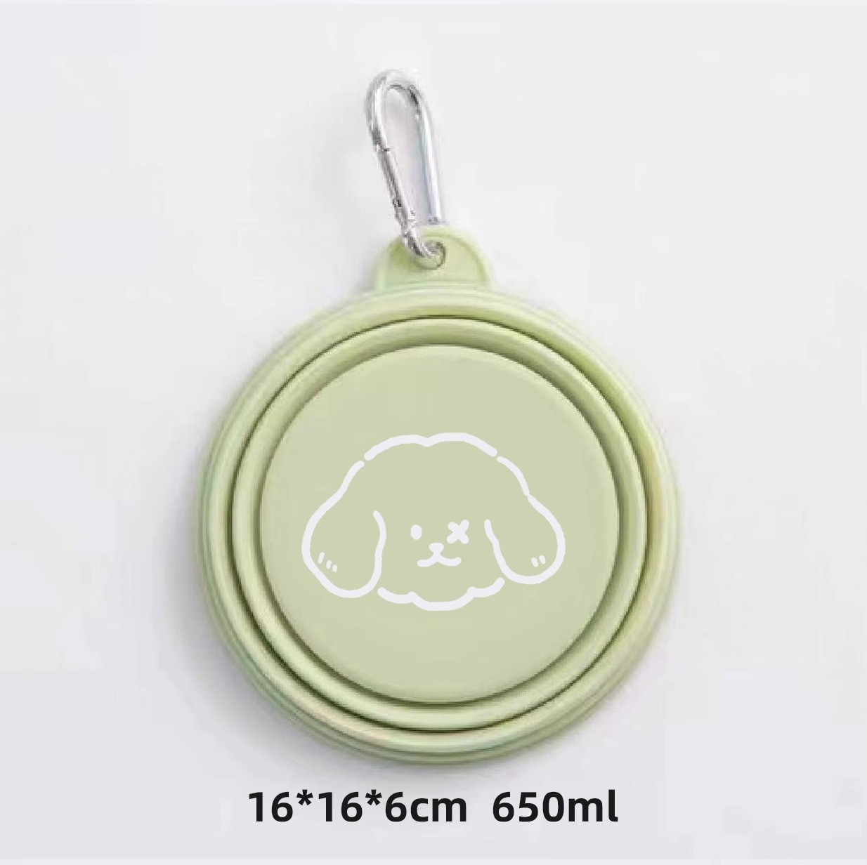 Silicone Collapsible Dog Bowls BPA Free Portable Foldable Travel Bowl For Pet Cat Food Water Feeding Dish For Camping
