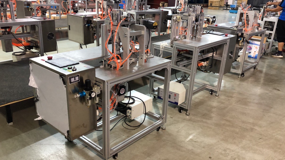 KN95 Fask Mask 3kw Earloop Welding Machine