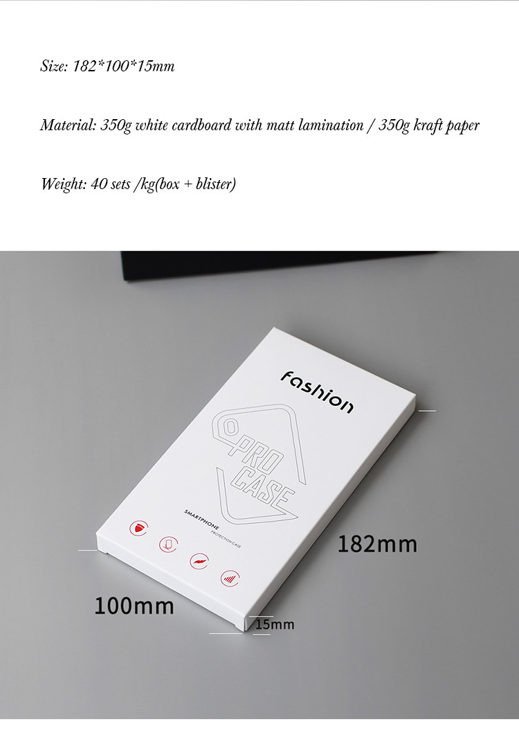 Wholesale Mobile / Cell Phone Case Packaging Box Two Tuck Box With Inner Tray