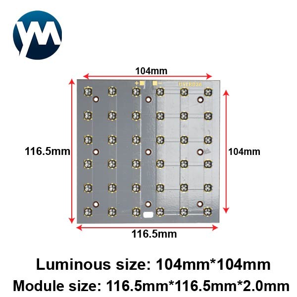 Quartz Lens 395nm 360W UV LED Module High Power Chip 10w Lamp Beads