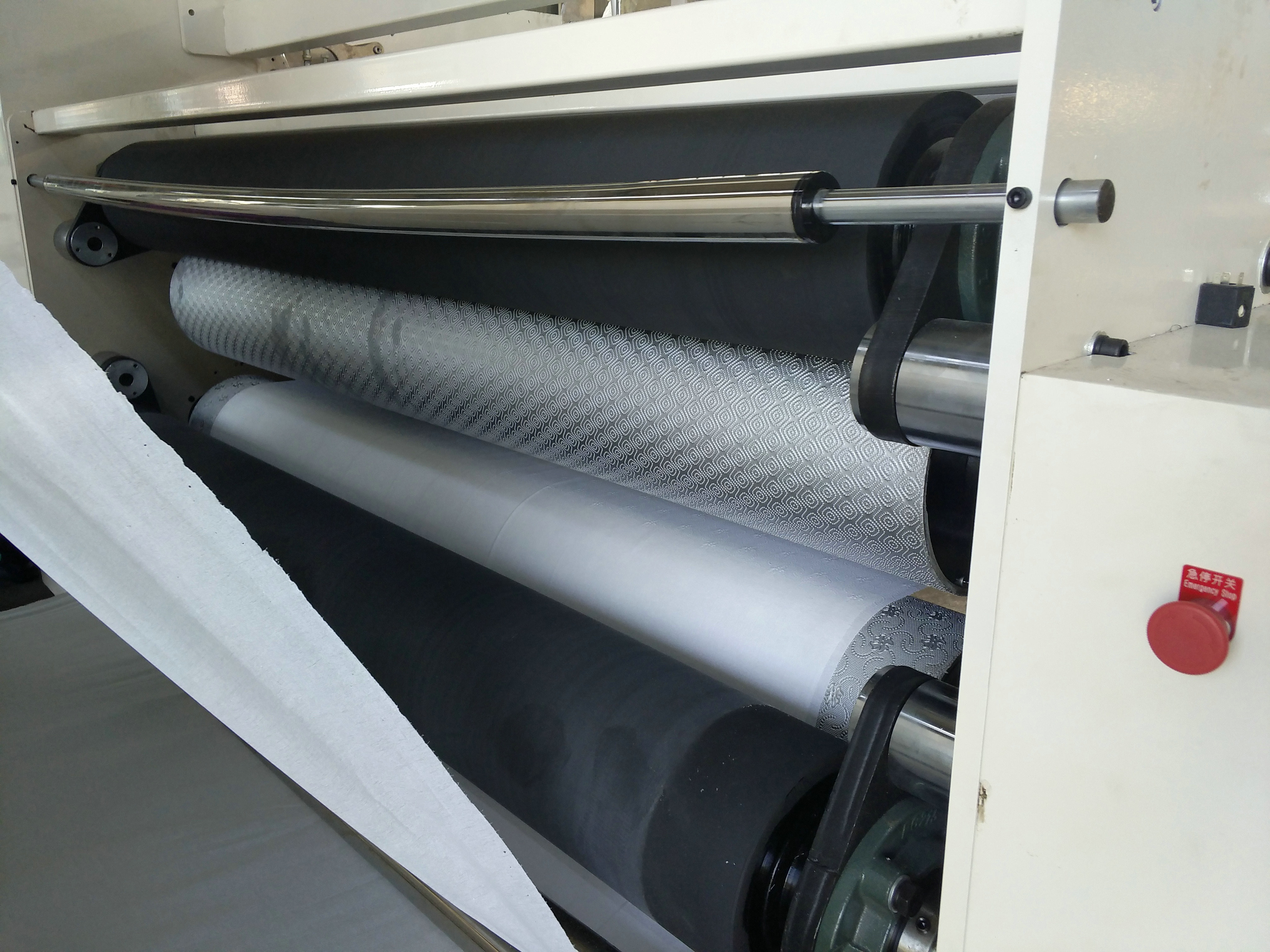 Fully Automatic Glue Lamination Toilet Tissue Paper Rewinding Machine