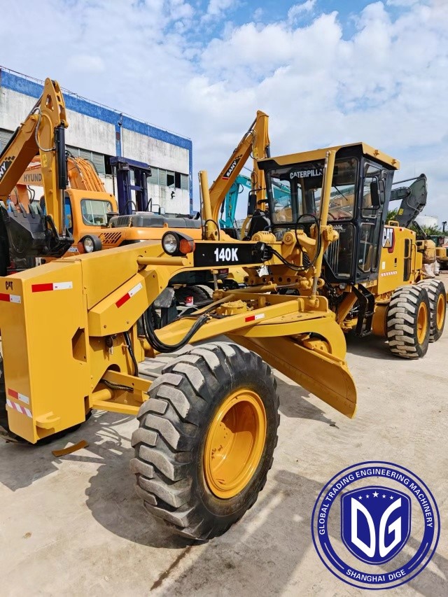 140k Caterpillar Used Grader Powerful Hydraulic Machine