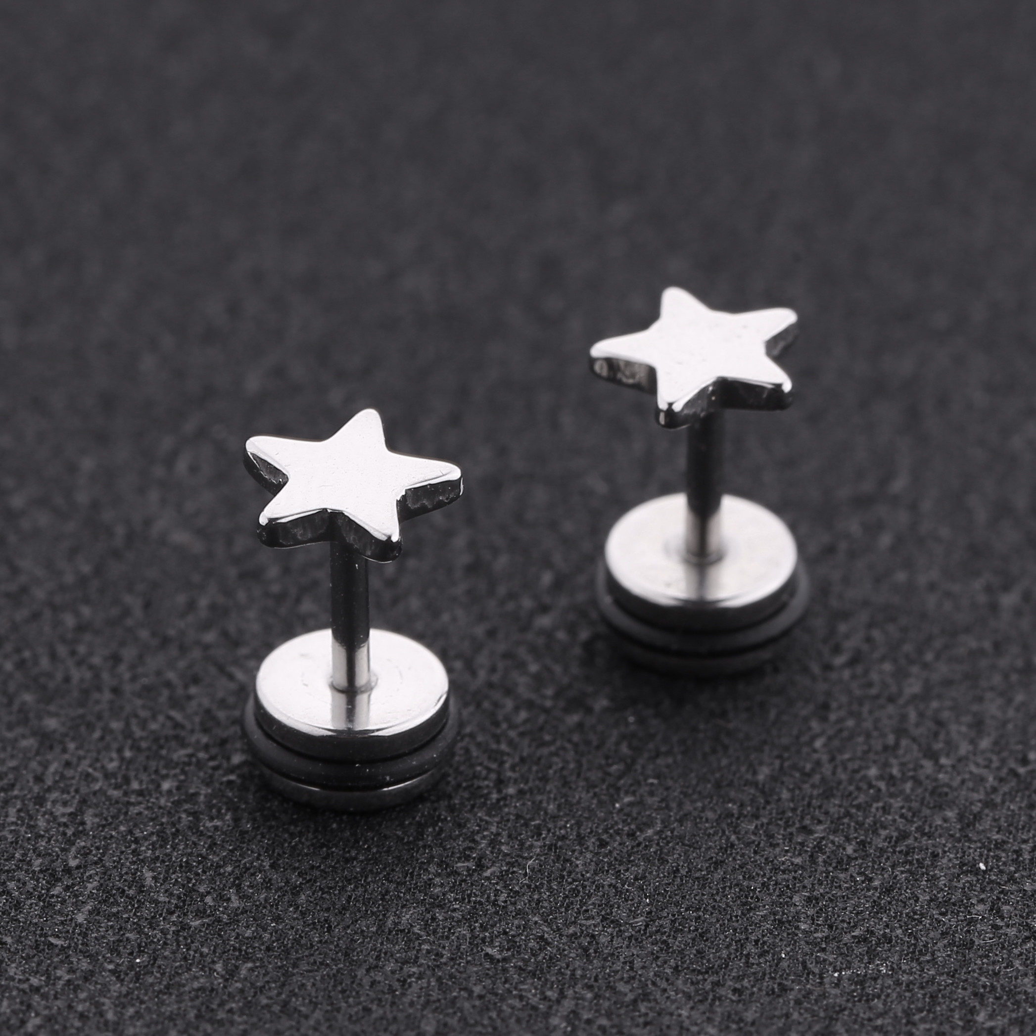 Fashion Body Piercing Jewelry Korea Star Stud Earring For Women