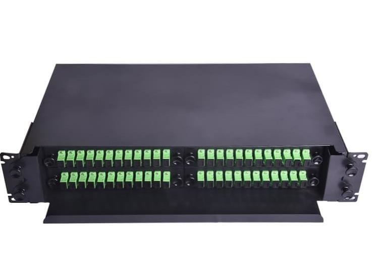 Fc Rack Mounted Fiber Optic Patch Panel ODF 19 Inch 48 Mouth Pull Type