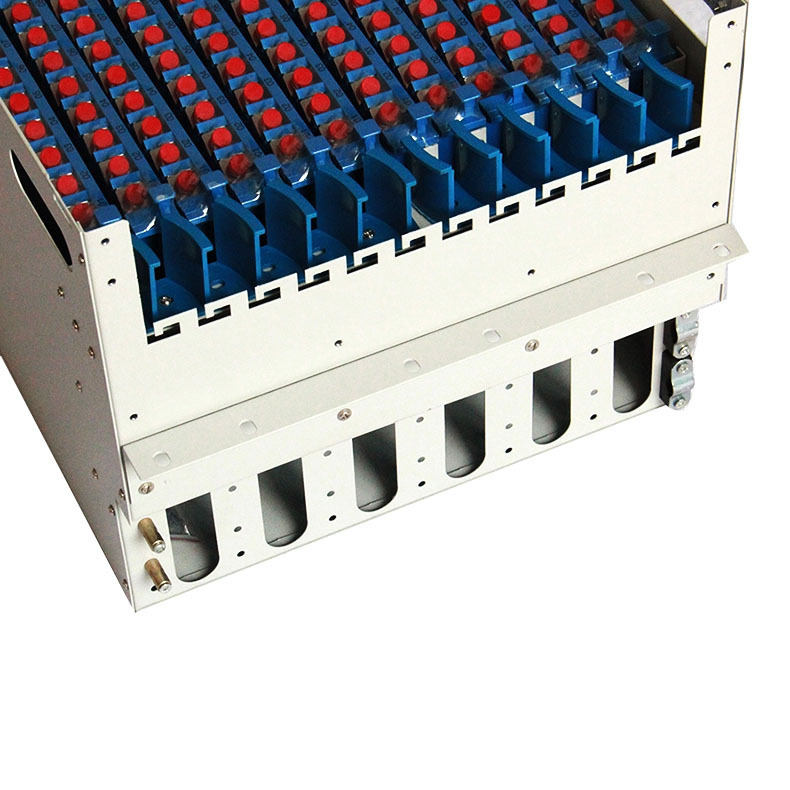 19 Inch 2U 500VDC ODF Fiber Optic Patch Panel Rack Mount