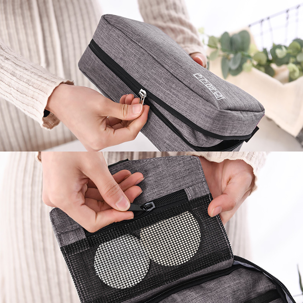 Large Capacity Bathroom Hanging Toiletry Bag Beauty Cosmetic Personal Care