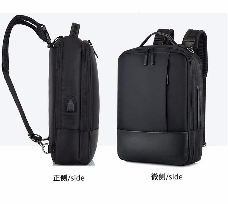 Large capacity travel mochilas crossbody notebook backpack unisex waterproof 15.6'' convertable laptop bag