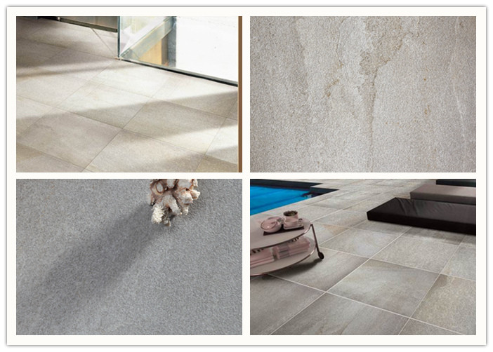 Environment Friendly Stone Look Porcelain Tile Fine Air Permeability Indoor Porcelain Tiles
