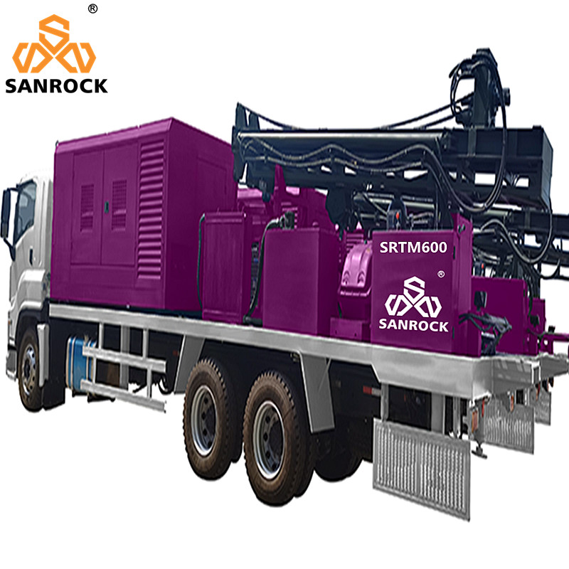 Truck Mounted Water Well Drill Rig With Mud Pump Hydraulic Water Well Drilling Equipment