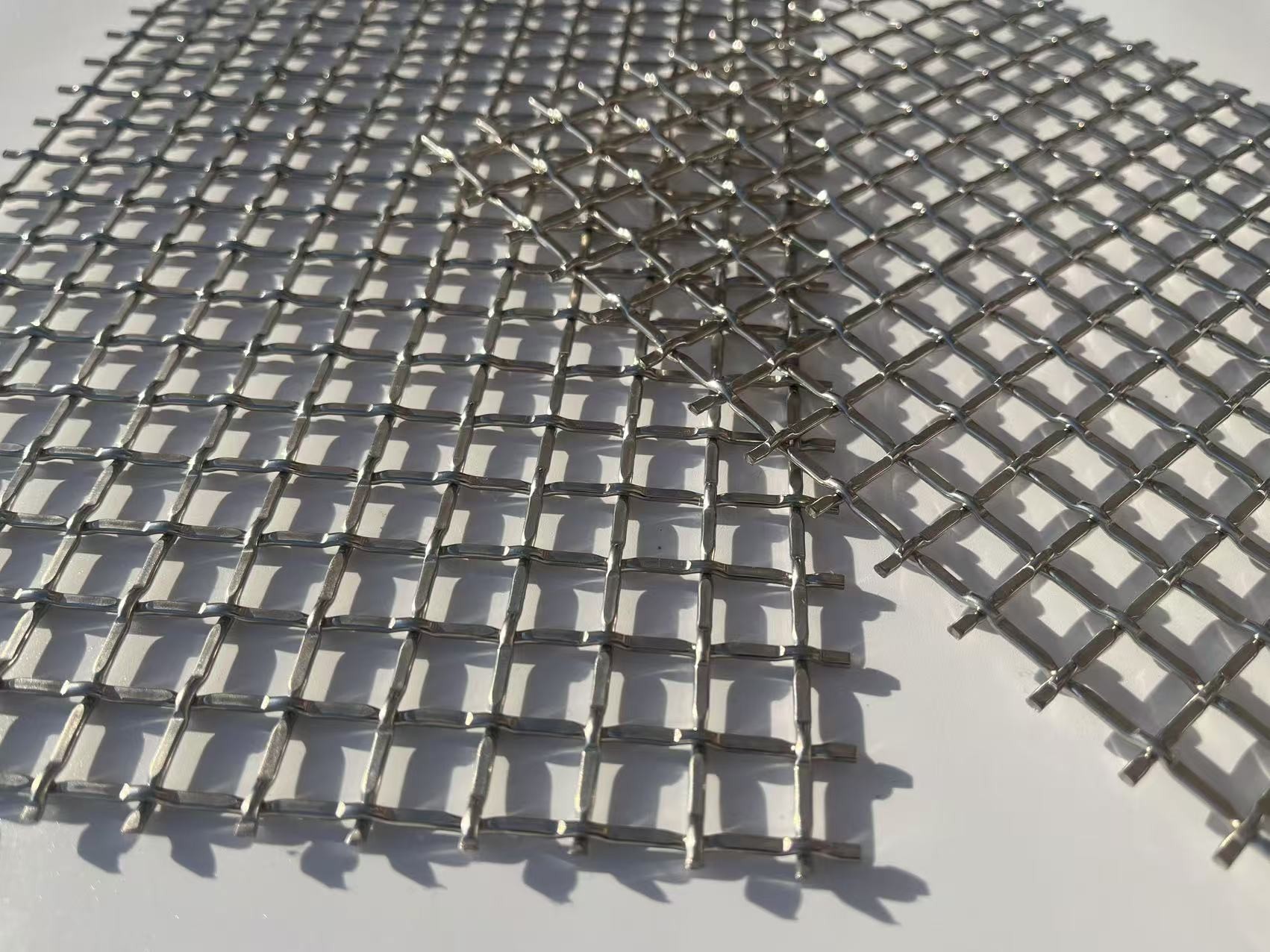 Stainless Steel 304 / 316 Woven Metal Mesh Architectural Mesh Screen