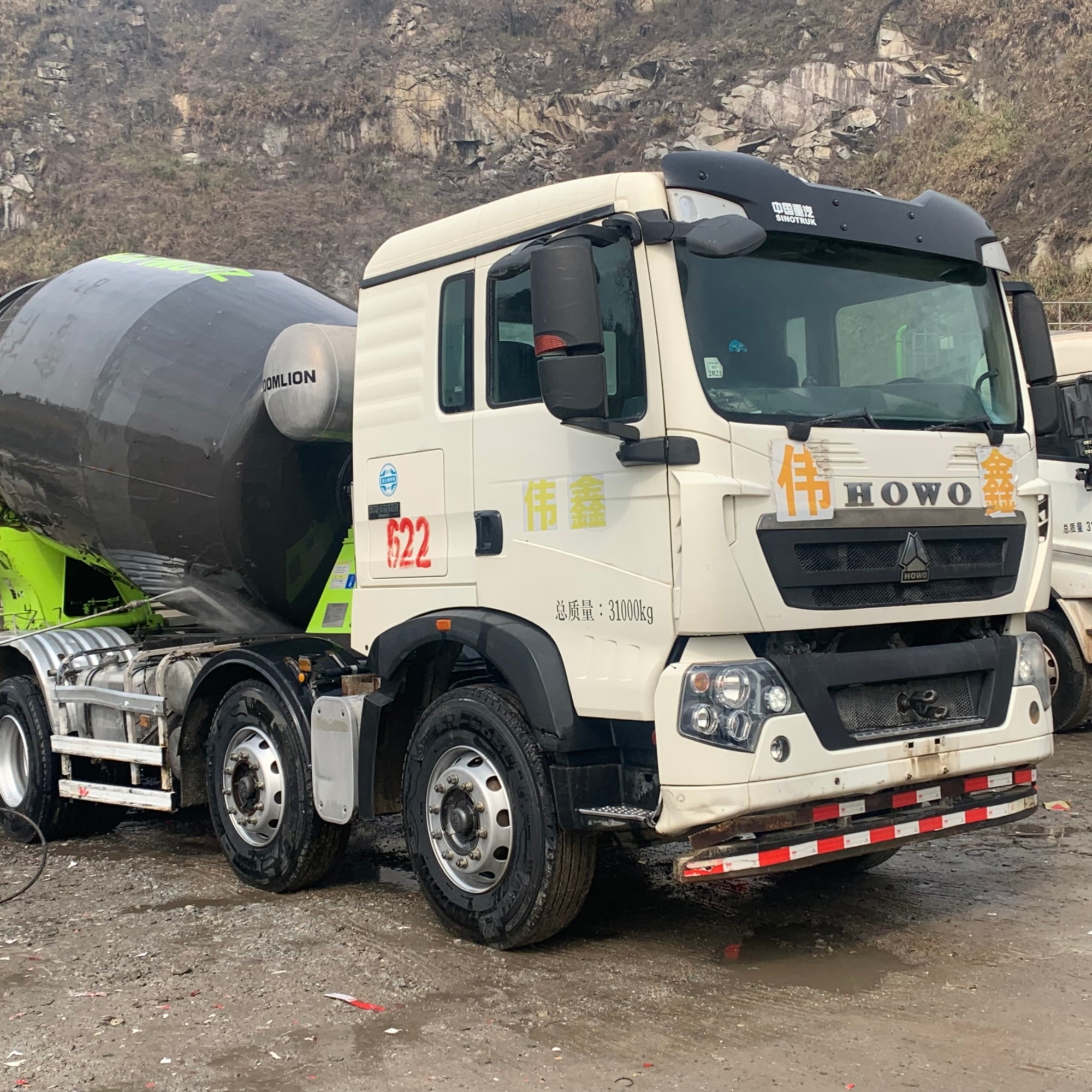 Used Zoomlion 12 Cbm 14 Cbm 16 Cbm 18 Cbm Concrete Mixer Truck Used Concrete Mixer