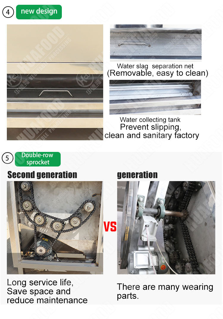 Industrial Potato Peelers Mesin Pengupas Kulit Singkong Ginger Cleaning And Peeling Machine