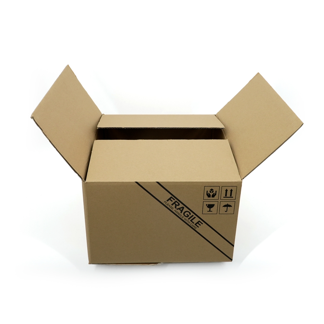 Custom Logo Regular Slotted Carton Paper Shipper Corrugated Boxes For Business Shopping