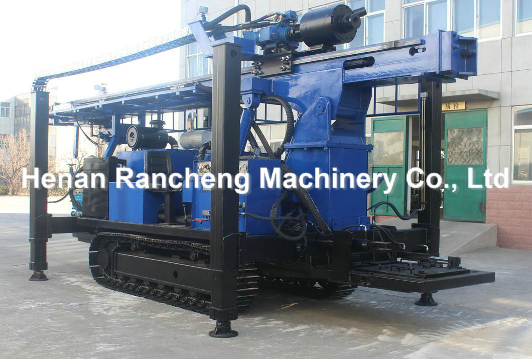 High Rotary Speed Water Well Drilling Equipment 160KW Engine 650m Drilling Depth