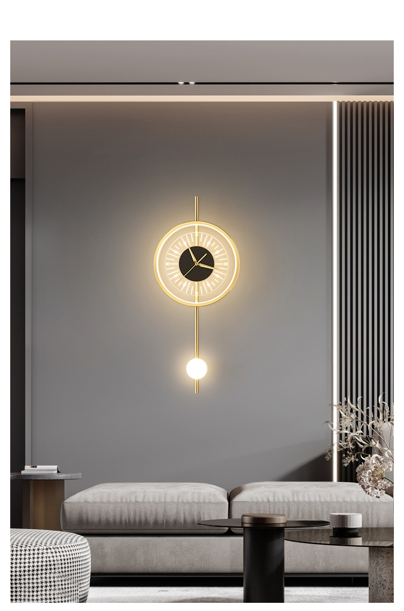 Modern Style Design Wall Lamp For Living Room Bedroom Background Hotel Clock Wall Lamp(WH-OR-252)