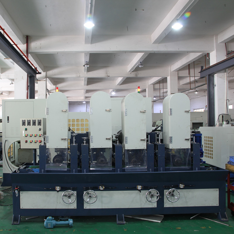 4 Head Abrasive Belt Hairline Stainless Steel Satin Finishing Machine