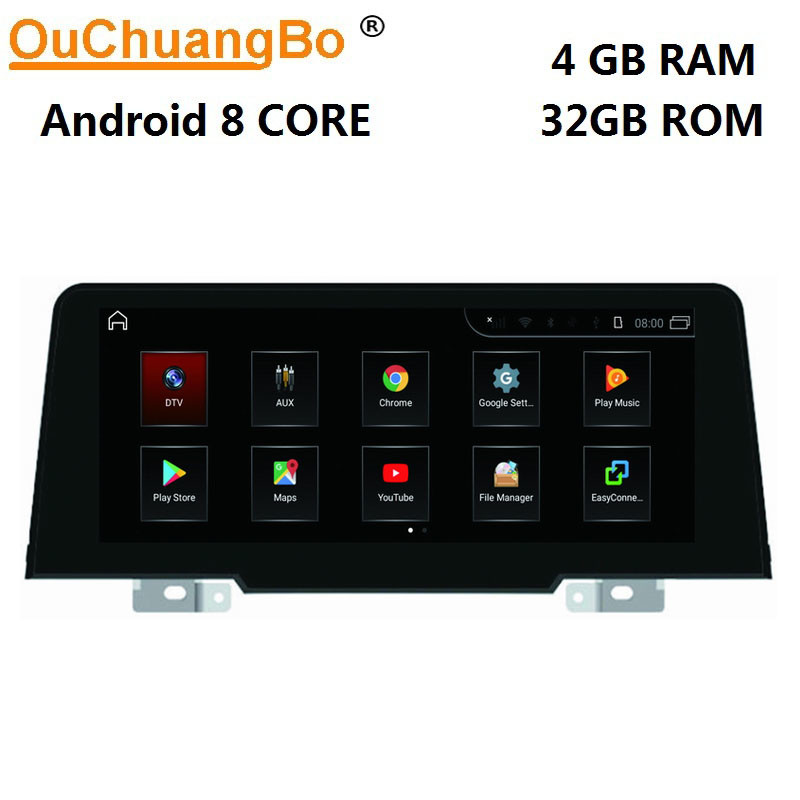 Ouchuangbo multimedia player gps radio for )1er F20 F21 2er F22 F23 F87 support BT MP3 mirror link android 8.0 OS 4+32