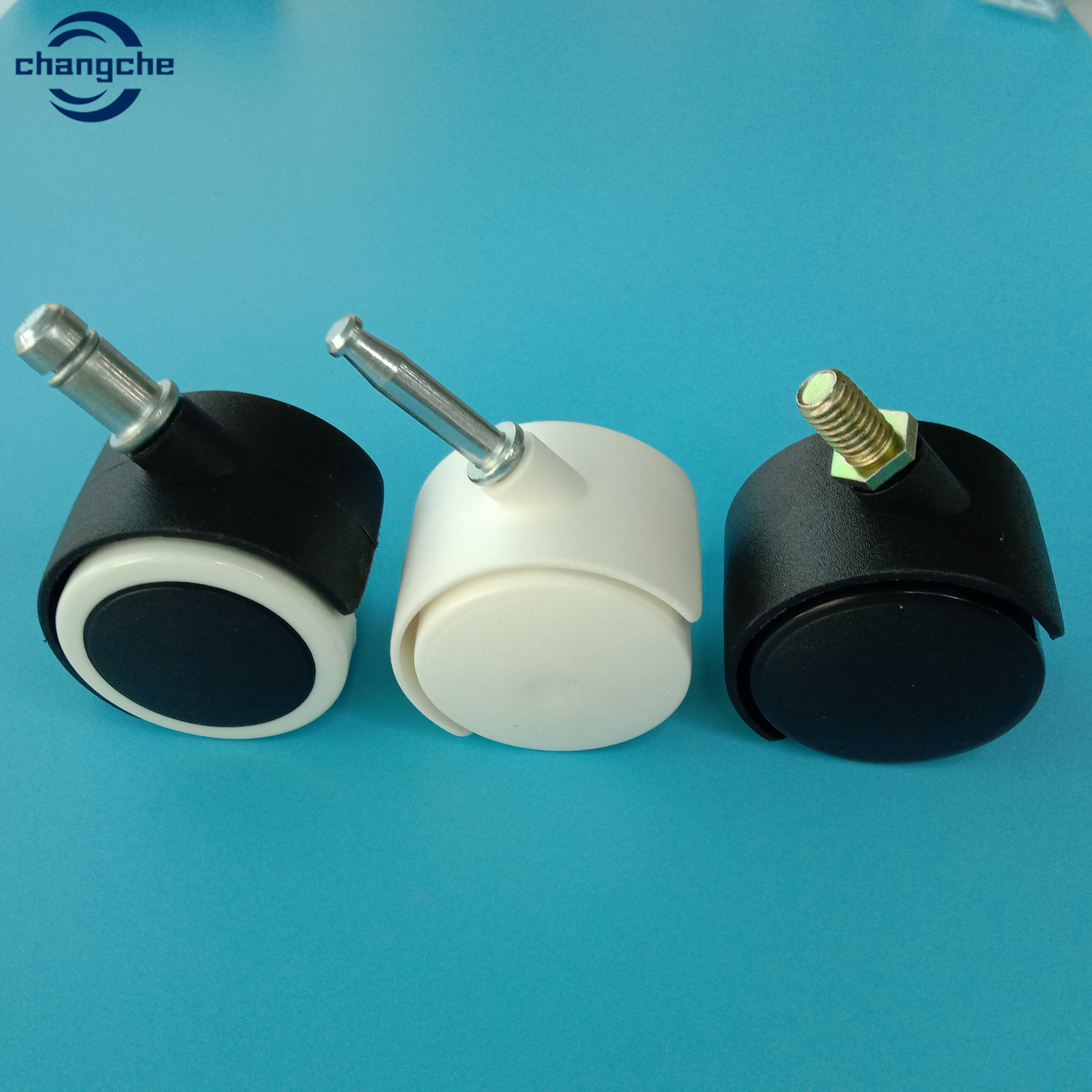 Furniture Swivel Nylon 40mm Fixed Castors With Lock