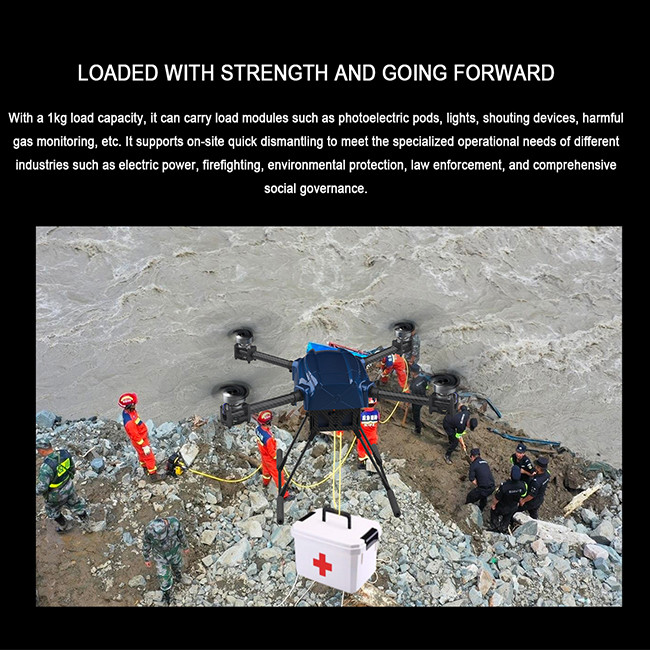 Industrial Grade Drone Payload 3KG thermal imaging camera firefighting Drone