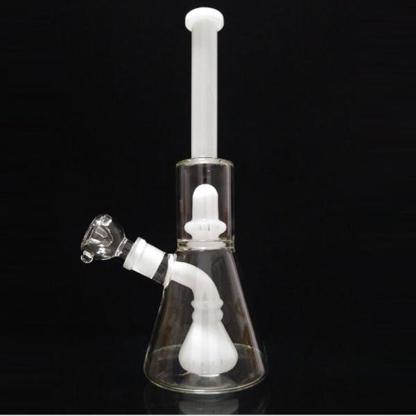 Quality Heady Unique Scientific Glass Bong With 18mm Bowl Perc Glass Water Pipe for sale