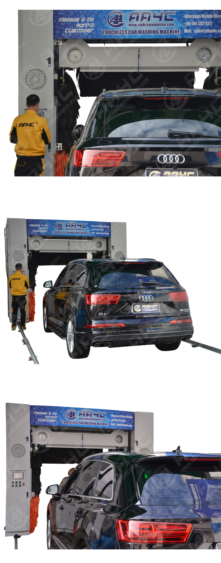 Quick High Speed Automatic Car Washing Machine For Home