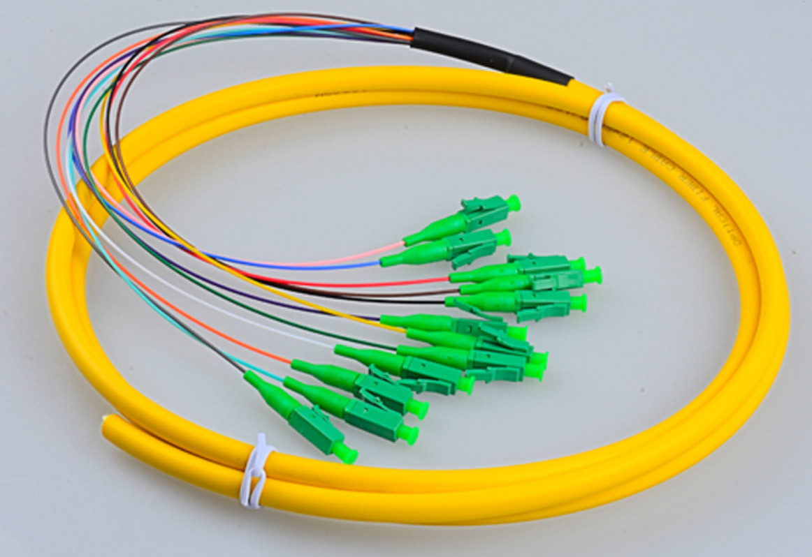 Optical Fiber Single Pigtail Optical Fiber / Fanout LC Pigtail Fiber Optic Connectors