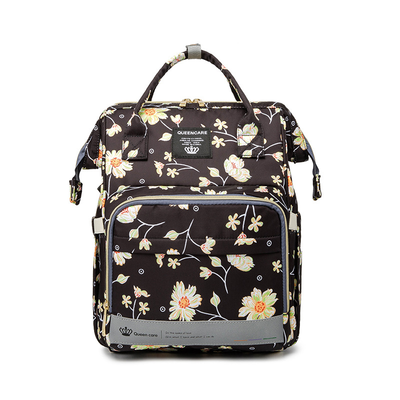 Factory Hot Sell Mommy Outdoor Travel Baby Diaper Bags Large Capacity with Kids Stroller Strap Backpack for Mom Mochila