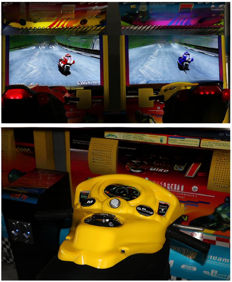 Super Bikes 2 Arcade Game Machine TT Motor Racing Game Machines For Fun City