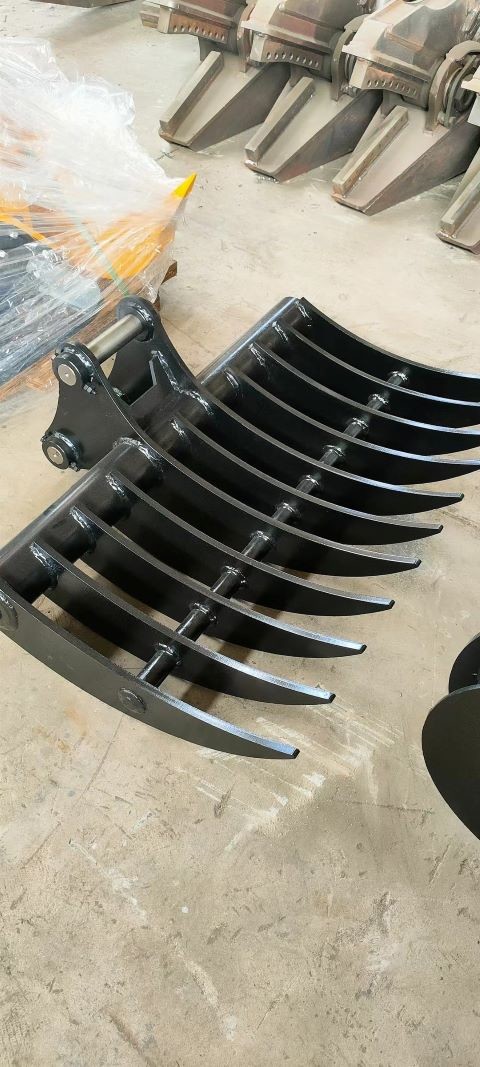 1 - 40ton Excavator Attachment Forestry Root Rake OEM Available