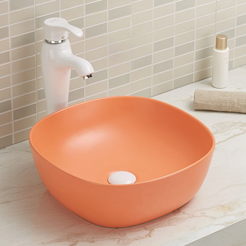 250mm 350mm Round Shallow Countertop Basin Sink Bowl Seamless