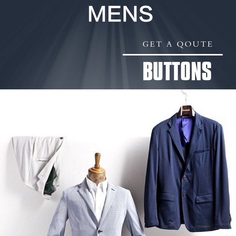 Large Black And Blue Mens Blazer Buttons , Decorative Design 4 Hole Buttons