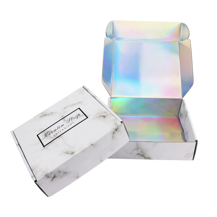 Recyclable Printing LOGO Folding Corrugated Paper Mailing Boxes