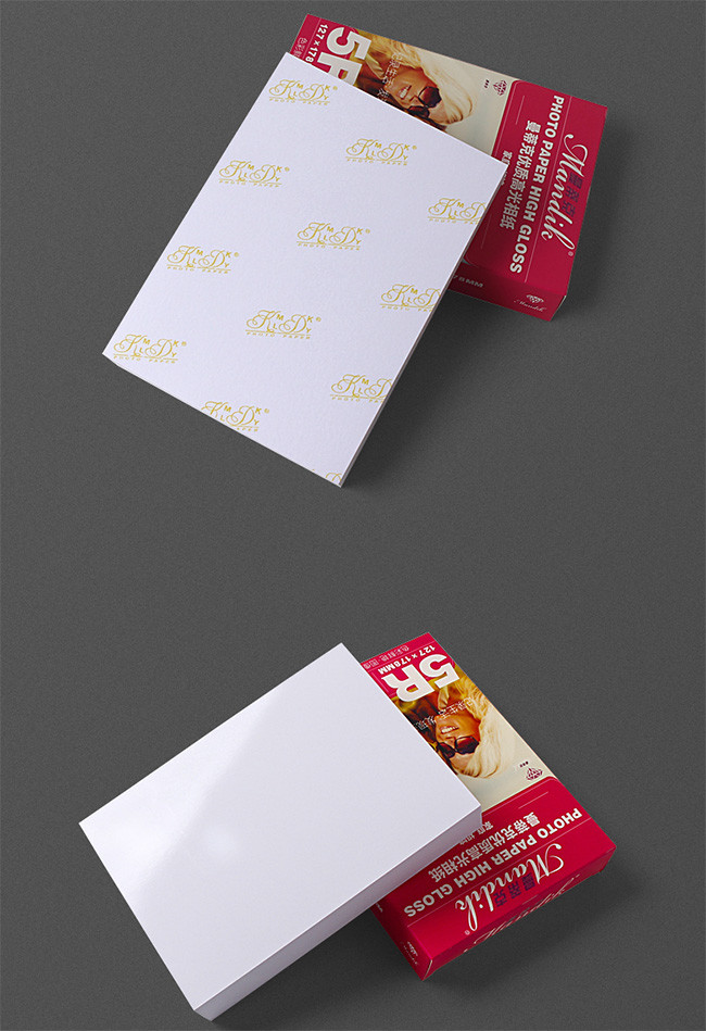 Glossy 200g 5R Cast Coated Inkjet Photo Printing Paper