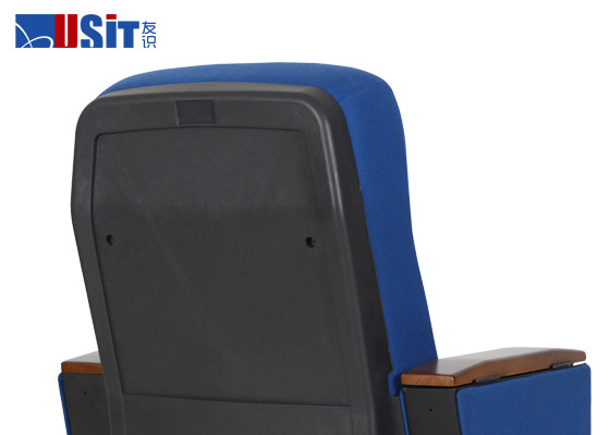 High End Conference Hall Chair , School Auditorium Seating Fabric Covered Chair