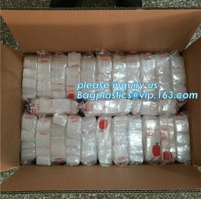 reusable custom apple k bags, Mini apple plastic baggies, Recycled Clear Mini Heavy Duty k Bag apple baggie
