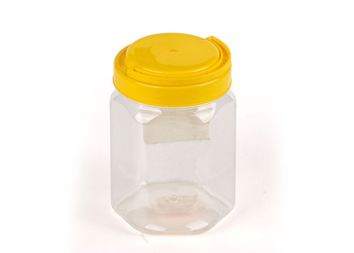 Food Grade Clear Pet Jars , Airtight Waterproof Plastic Container