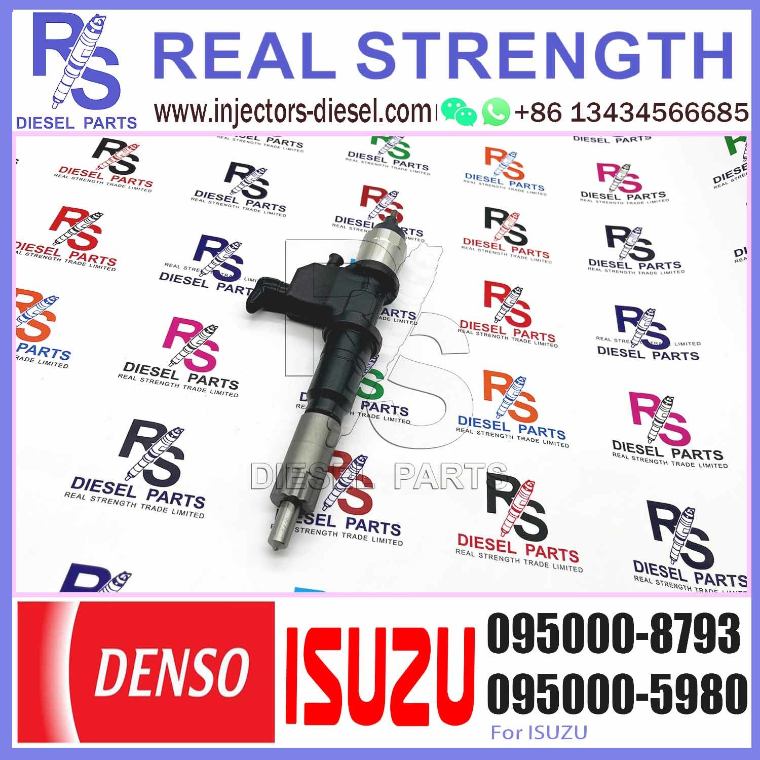 Diesel Common Rail Fuel Injector 8-98140249-3 8981402493 095000-8793 for ISUZU 6UZ1 8793 2493