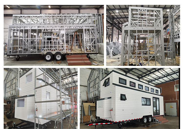 Luxury Tiny House On Wheels Portable Home With Kitchen And Bathroom