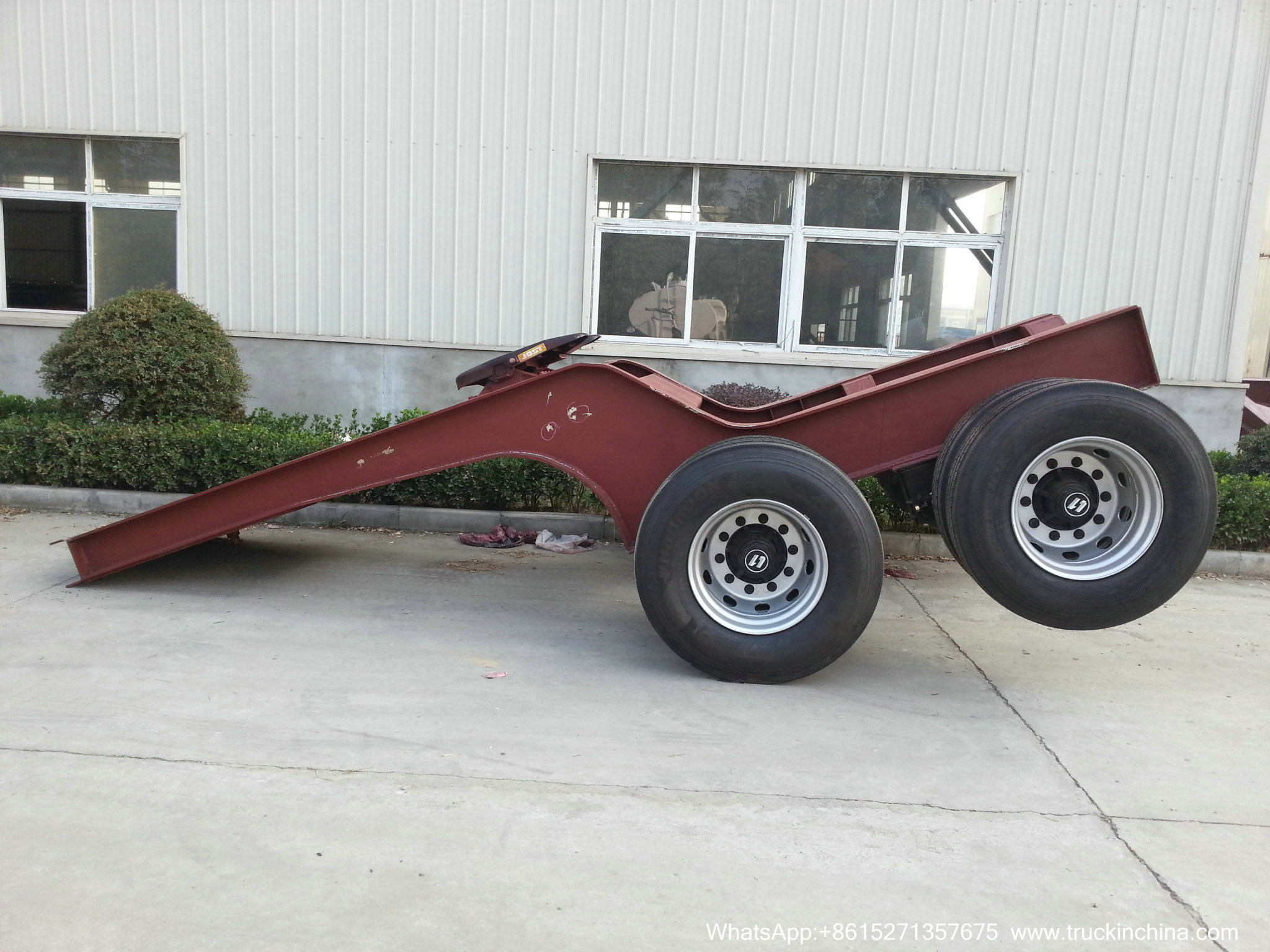 Gooseneck Lowbed Trailer Dolly for Heavy Duty Heavy Machine Lowbed Semi Trailer 80 ton 100Ton WhatsApp:8615271357675