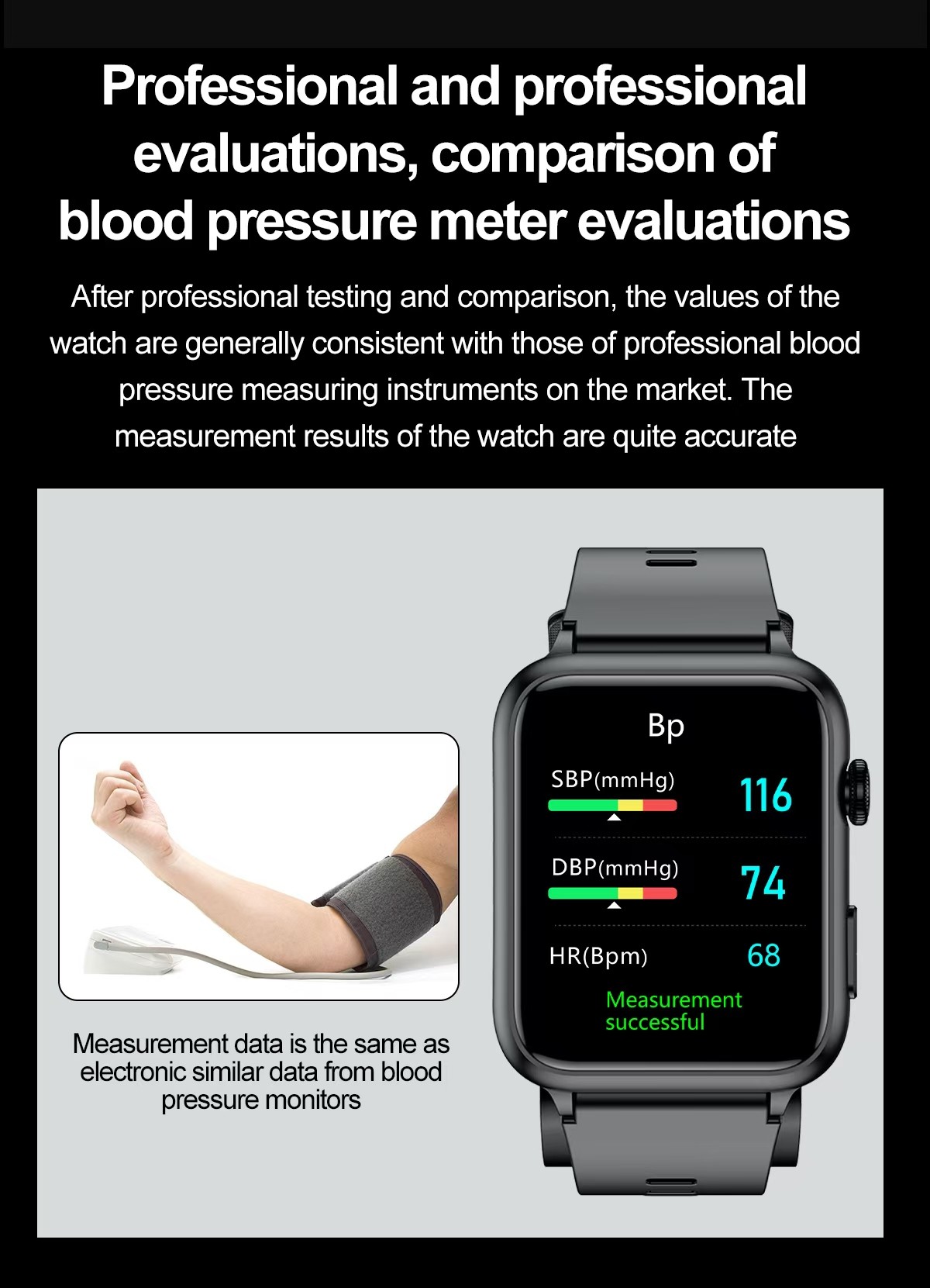 TK63 1.91 Inch Smart Watch ECG And Blood Pressure Sugar Air Pump Type